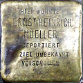 Stolperstein für Ernst Heinrich Mueller (Weyertal 57)