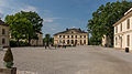 View from the palace toward Teaterplanen (the Theatre Square) and the theatre.