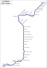 Mapa przebiegu linii kolejowej