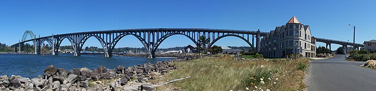 The Yaquina Bay Bridge