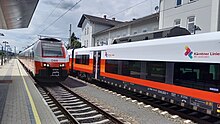 ÖBB-Triebwagen 4746 in Bleiburg