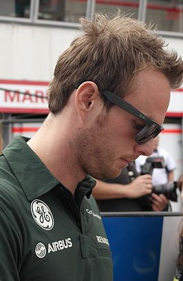 Giedo van der Garde in 2013 tijdens de Grand Prix van Monaco