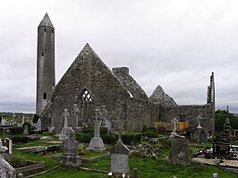 Ruïne van Kilmacduagh Cathedral