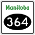 Provincial Road 364 marker