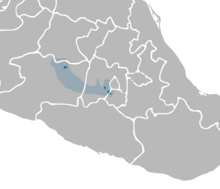 Map of Matlatzinca languages