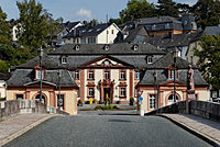 53. Platz: Wiegels mit Postgebäude, Postplatz 5 in Weilburg