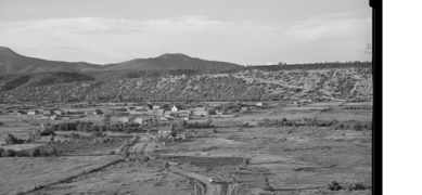 The hamlet of Rodarte, New Mexico, one mile from Llano, August 1940.