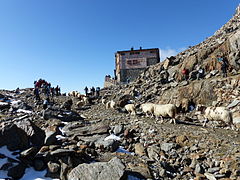 Niederjoch mit Similaunhütte