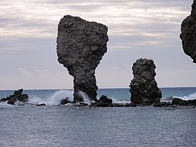 Άποψη πέτρας «Τούρκος», παραλία Αγ. Ιωάννη