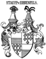 Wappen der Stauffer von Ehrenfels