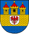 coat of arms of the city of Strasburg (Uckermark)