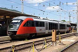 Siemens Desiro motorvonat Graz Hauptbahnhof állomáson