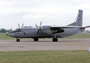 Romanya Hava Kuvvetlerine ait bir An-26