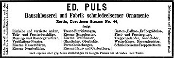 im Bau-Anzeiger, 1870