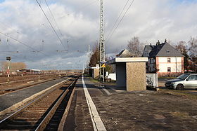 Bahnsteige des Bahnhofs Kranichstein