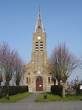 De Sint-Wandregesiluskerk in Drinkam