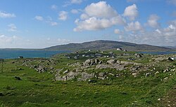 Eriskay északi része, a South Uist-i Easabhal irányába nézve