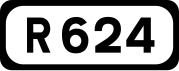 R624 road shield}}