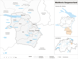 Sarganserland – Mappa