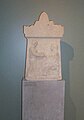 Inscribed grave stele