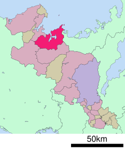 Location of Maizuru in Kyoto Prefecture