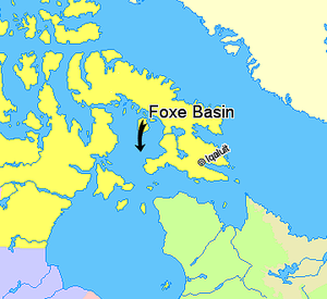 Karte von Foxe Basin