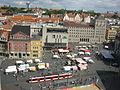 Deutschland, Halle (Saale), Marktplatz von der Marktkirche aus