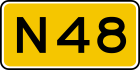 Provincial highway 48 shield}}