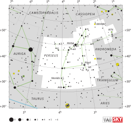 Delta Persei is de delta ster in het sterrenbeeld Perseus