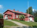 Rotgestrichenes Bauernhaus in Heinävesi