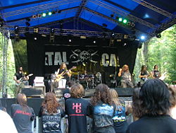 Prospect performing live at Metalcamp, Tolmin, Slovenia, 2007.