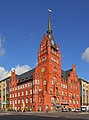 Rathaus Steglitz an der Schloßstraße, Ecke Albrechtstraße