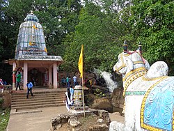 Shiv Temple & Waterfall at Chatikana