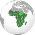 Sub-Saharan Africa without the Sahel region