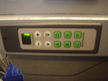 The Voting Buttons on a B737-800NG