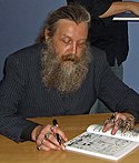 Alan Moore, October 12, 2006. Photo by Mirka.