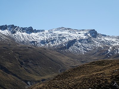 Die Culmination, aufgenommen von der Alp Schmorras.