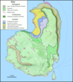 Geologische Karte von Eigg