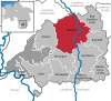 Lage der Stadt Einbeck im Landkreis Northeim