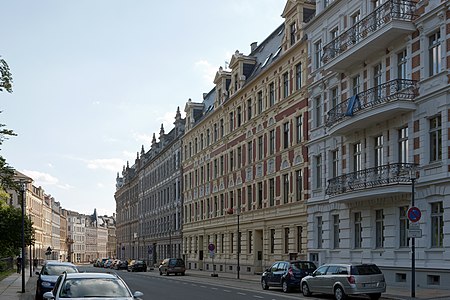 OST Typisches ostdeutsches Gründerzeitviertel. Behutsame Stadterneuerung. Ehemalige Frauen- und Reichenbacher Vorstadt. Görlitz-Innenstadt 2011