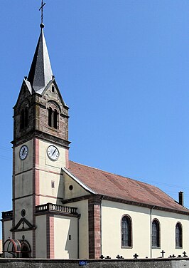 De kerk van Guewenheim