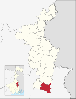 Location of Haringhata