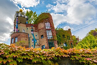 Das Hundertwasserhaus am Quellenpark