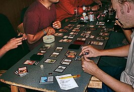 Een aantal spelers van Magic: The Gathering