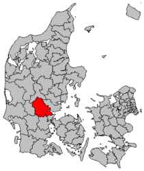 Vejle – Mappa