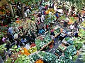 Fruit section of the market.