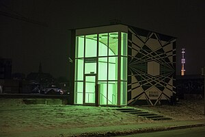 Ingang naar de parkeergarage