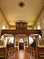 Roßbrunn, St. Josef, Bräutigam der Mutter Gottes, Kircheninneres, Blick zur Orgelempore