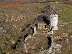 Medieval fort above the village