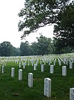 Gräber auf dem Nationalfriedhof Arlington